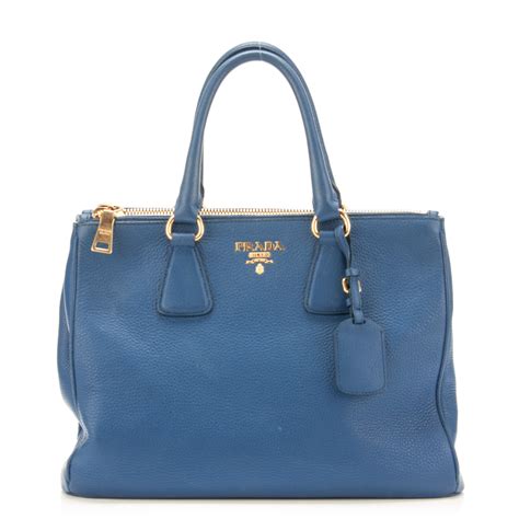 prada daino tote cobalt|PRADA Vitello Daino Shopping Tote Cobalto .